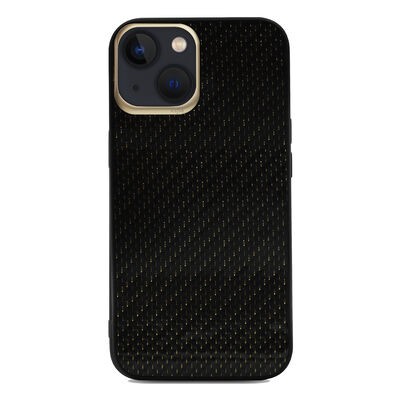 Apple iPhone 13 Kılıf Kajsa Carbon Fiber Collection Arka Kapak - 3