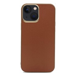 Apple iPhone 13 Kılıf ​Kajsa Luxe Collection Hakiki Deri Kapak - 11