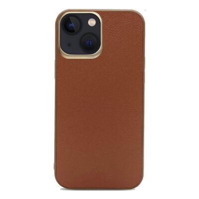 Apple iPhone 13 Kılıf ​Kajsa Luxe Collection Hakiki Deri Kapak - 11