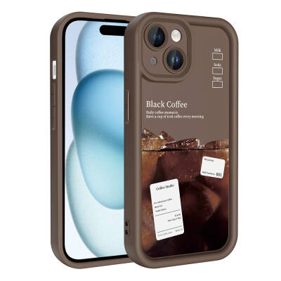 Apple iPhone 13 Kılıf Kamera Korumalı Baskılı Arka Yüzey Zore Klas Kapak - Zore