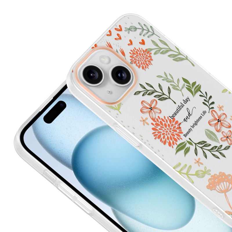 Apple iPhone 13 Kılıf Kamera Korumalı Desenli Zore Klip Kapak - 12