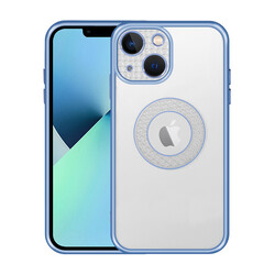 Apple iPhone 13 Kılıf Kamera Korumalı Logo Gösteren Zore Esta Kapak - Zore