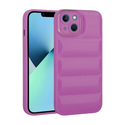 Apple iPhone 13 Kılıf Kamera Korumalı Parlak Airbag'li Zore Galya Kapak - Zore