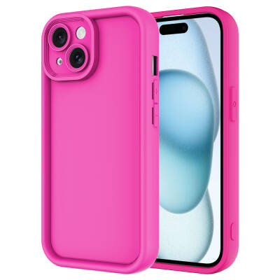 Apple iPhone 13 Kılıf Kamera Korumalı Zore Ananas Kapak - Zore