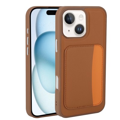 Apple iPhone 13 Kılıf Kartlıklı Zore X-Kart Silikon Kapak - 6