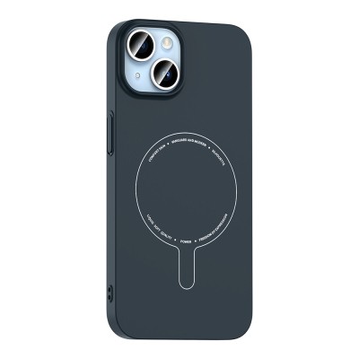 Apple iPhone 13 Kılıf M-Safe Şarj Özellikli Kamera Korumalı Zore Elio Sert PC Kapak - 10