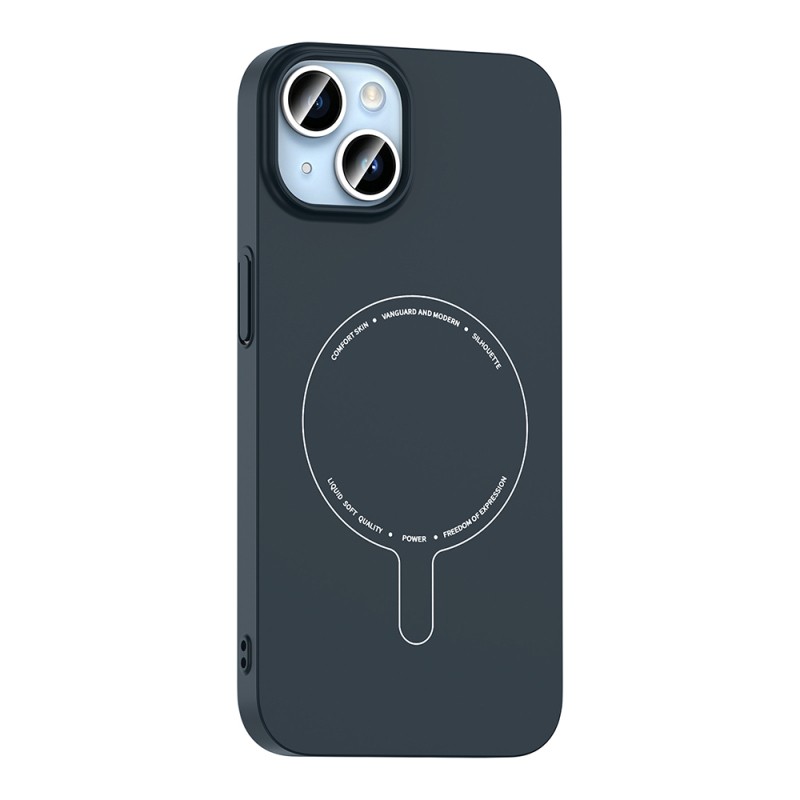 Apple iPhone 13 Kılıf M-Safe Şarj Özellikli Kamera Korumalı Zore Elio Sert PC Kapak - 10