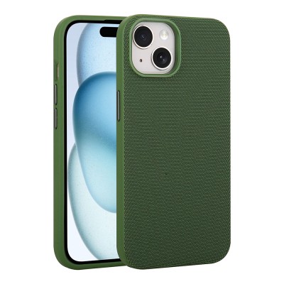 Apple iPhone 13 Kılıf M-Safe Şarj Özellikli Kumaş Tasarımlı Zore Miami Sert PC Kapak - 2