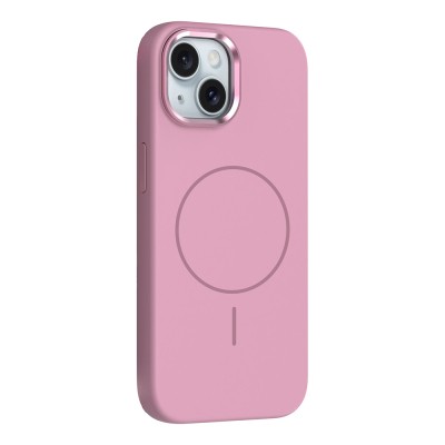 Apple iPhone 13 Kılıf M-Safe Şarj Özellikli Metal Kamera Çerçeveli Zore Edi Silikon Kapak - 2