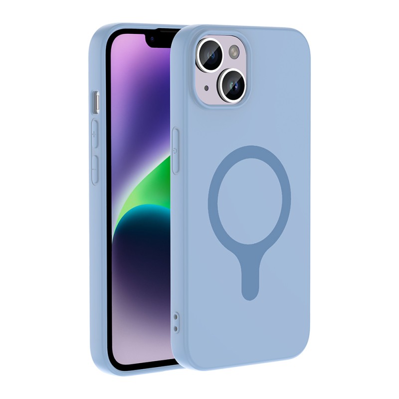 Apple iPhone 13 Kılıf M-Safe Şarj Özellikli Zore Aris Silikon Kapak - 13