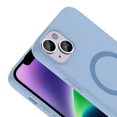 Apple iPhone 13 Kılıf M-Safe Şarj Özellikli Zore Aris Silikon Kapak - 14