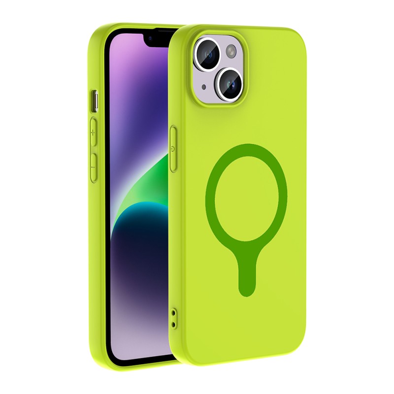 Apple iPhone 13 Kılıf M-Safe Şarj Özellikli Zore Aris Silikon Kapak - 16