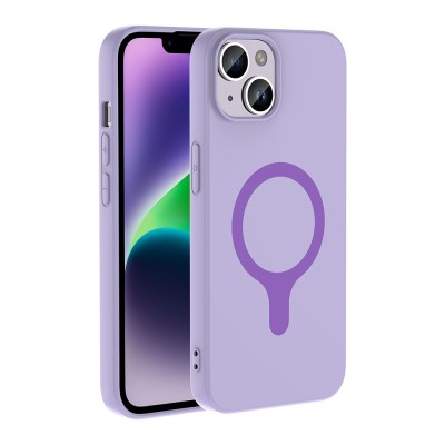 Apple iPhone 13 Kılıf M-Safe Şarj Özellikli Zore Aris Silikon Kapak - 19