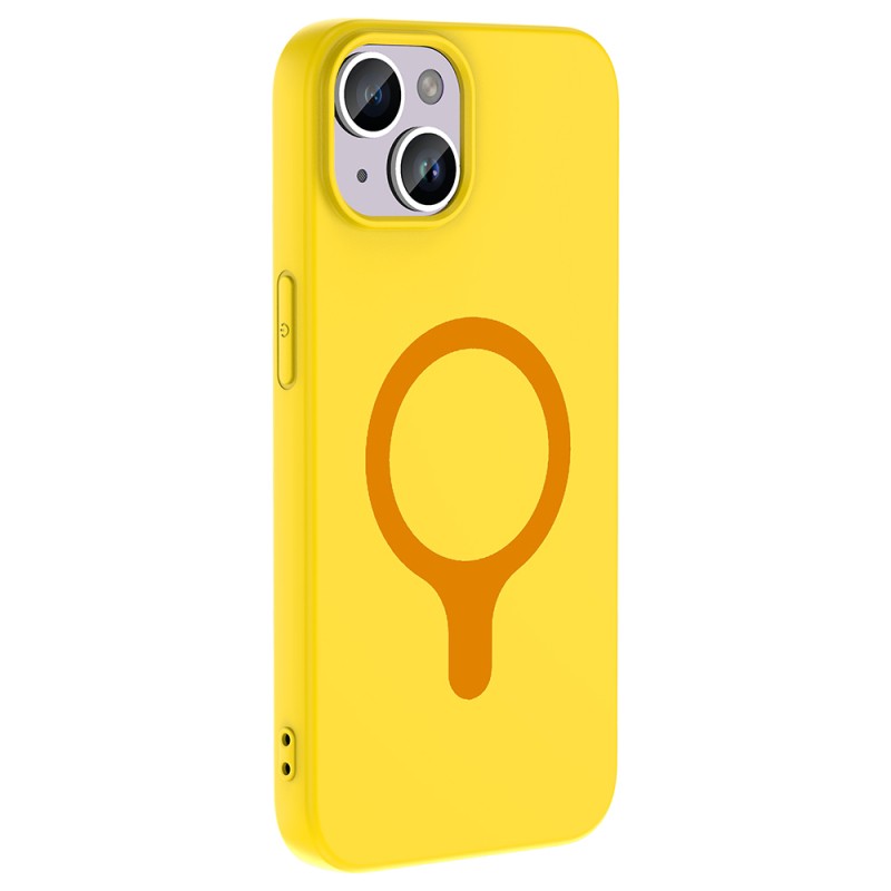 Apple iPhone 13 Kılıf M-Safe Şarj Özellikli Zore Aris Silikon Kapak - 36