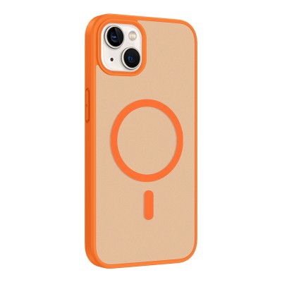 Apple iPhone 13 Kılıf M-safe Şarj Özellikli Zore Babet Kapak - 8