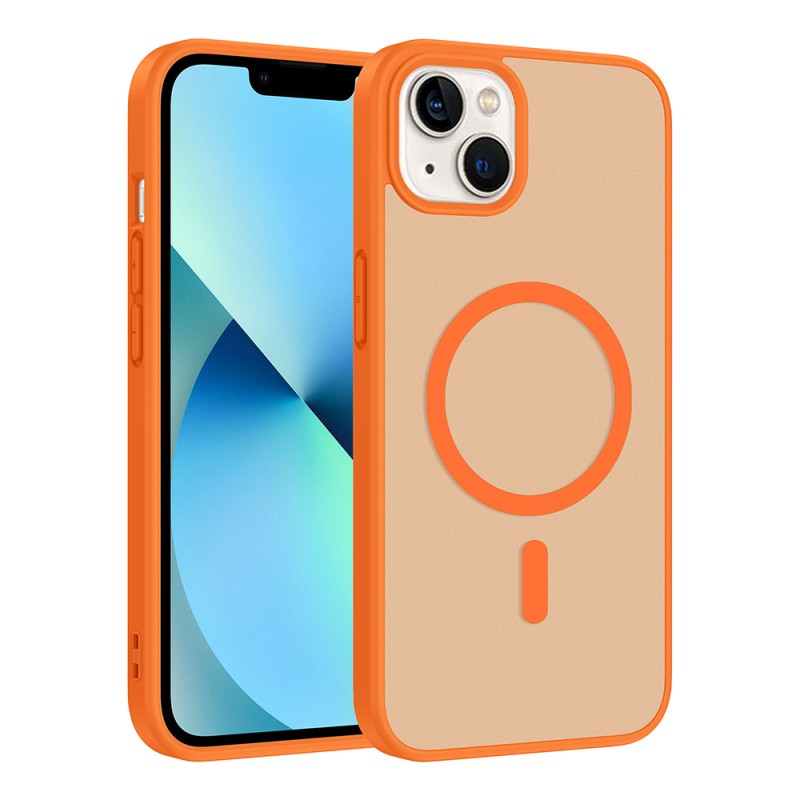 Apple iPhone 13 Kılıf M-safe Şarj Özellikli Zore Babet Kapak - 1