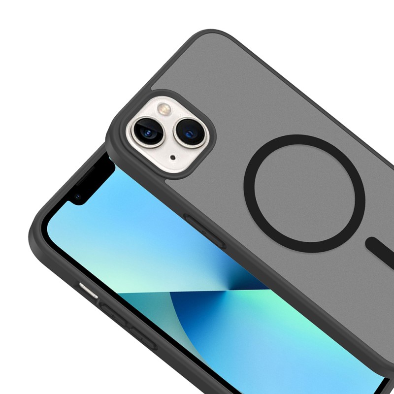 Apple iPhone 13 Kılıf M-safe Şarj Özellikli Zore Babet Kapak - 13