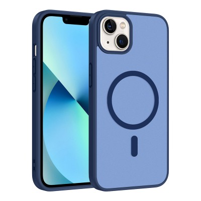 Apple iPhone 13 Kılıf M-safe Şarj Özellikli Zore Babet Kapak - 4