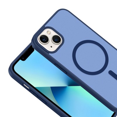Apple iPhone 13 Kılıf M-safe Şarj Özellikli Zore Babet Kapak - 15