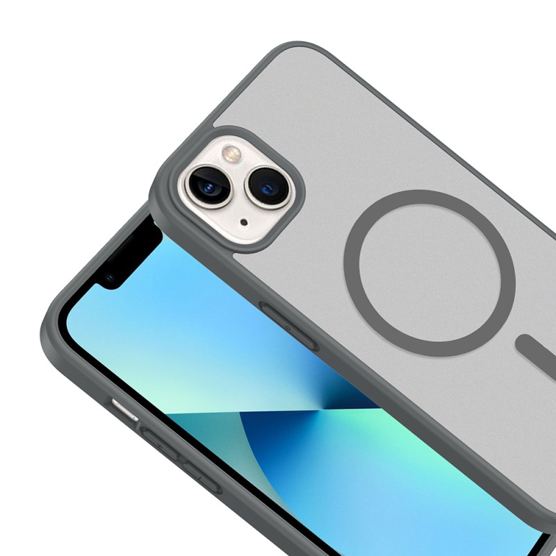 Apple iPhone 13 Kılıf M-safe Şarj Özellikli Zore Babet Kapak - 17