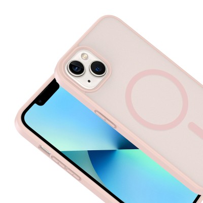 Apple iPhone 13 Kılıf M-safe Şarj Özellikli Zore Babet Kapak - 19