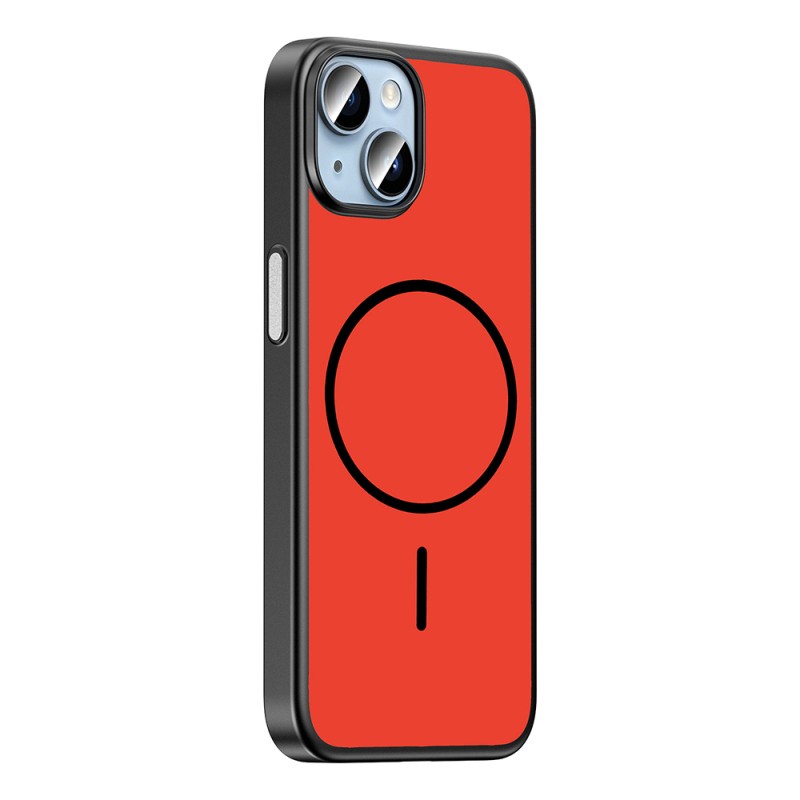 Apple iPhone 13 Kılıf M-Safe Şarj Özellikli Zore Lora PC Kapak - 8