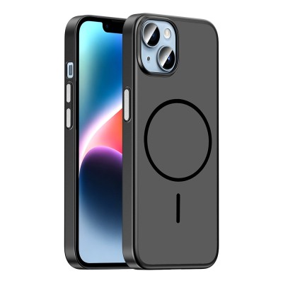 Apple iPhone 13 Kılıf M-Safe Şarj Özellikli Zore Lora PC Kapak - 6