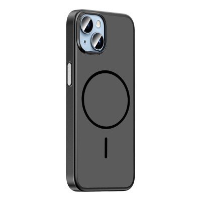 Apple iPhone 13 Kılıf M-Safe Şarj Özellikli Zore Lora PC Kapak - 11