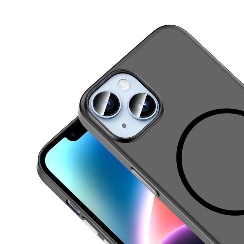 Apple iPhone 13 Kılıf M-Safe Şarj Özellikli Zore Lora PC Kapak - 17