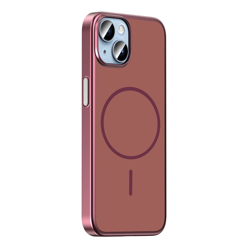 Apple iPhone 13 Kılıf M-Safe Şarj Özellikli Zore Lora PC Kapak - 12