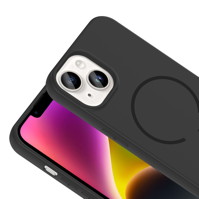 Apple iPhone 13 Kılıf M-safe Şarj Özellikli Zore Meta Kapak - 22