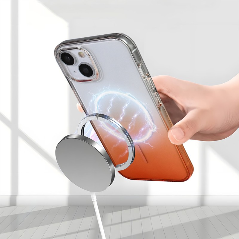 Apple iPhone 13 Kılıf M-Safe Şarj Özellikli Zore Septik Silikon Kapak - 13