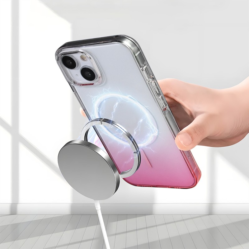 Apple iPhone 13 Kılıf M-Safe Şarj Özellikli Zore Septik Silikon Kapak - 15