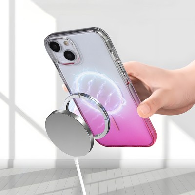 Apple iPhone 13 Kılıf M-Safe Şarj Özellikli Zore Septik Silikon Kapak - 19