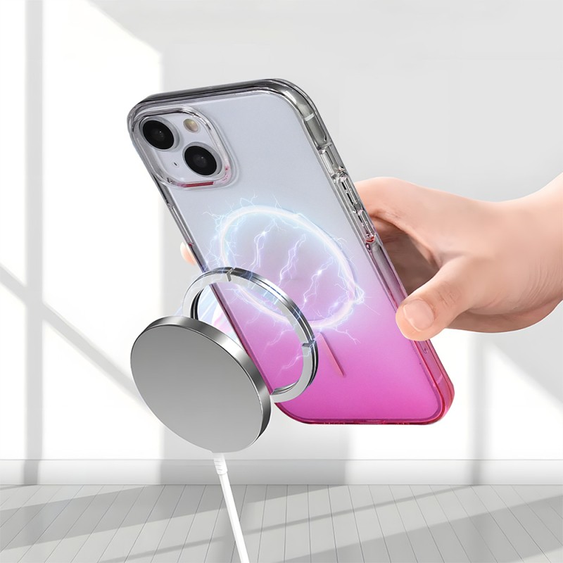 Apple iPhone 13 Kılıf M-Safe Şarj Özellikli Zore Septik Silikon Kapak - 19
