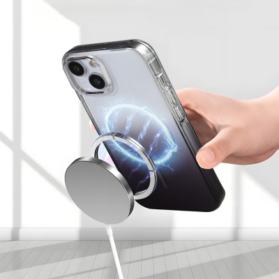 Apple iPhone 13 Kılıf M-Safe Şarj Özellikli Zore Septik Silikon Kapak - 21