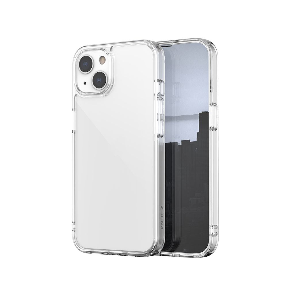 Apple iPhone 13 Kılıf Raptic Glass Plus Serisi Şeffaf Kapak - Şeffaf