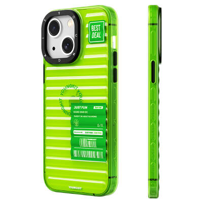 Apple iPhone 13 Kılıf Şeffaf Renkli Tasarım YoungKit Fluorite Serisi Kapak - Youngkit