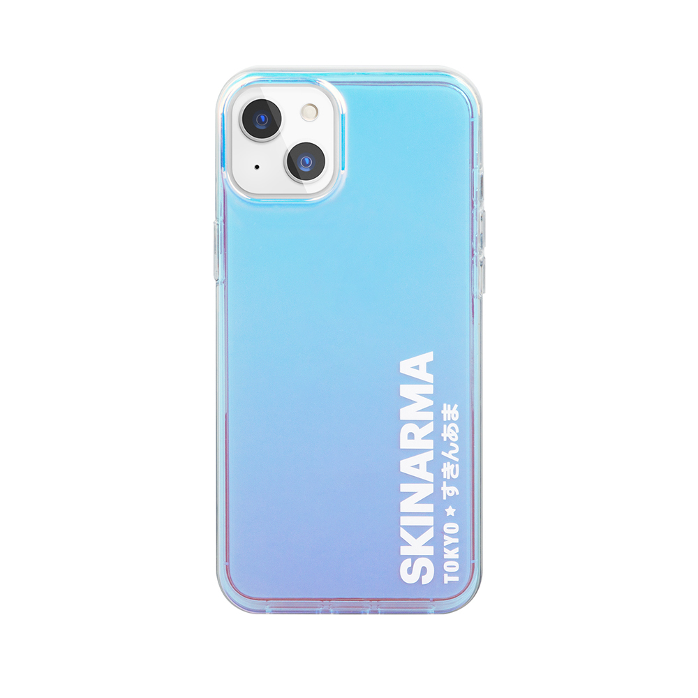 Apple iPhone 13 Kılıf Skinarma IML Baskılı Holografik Kirameku Kapak - Colorful