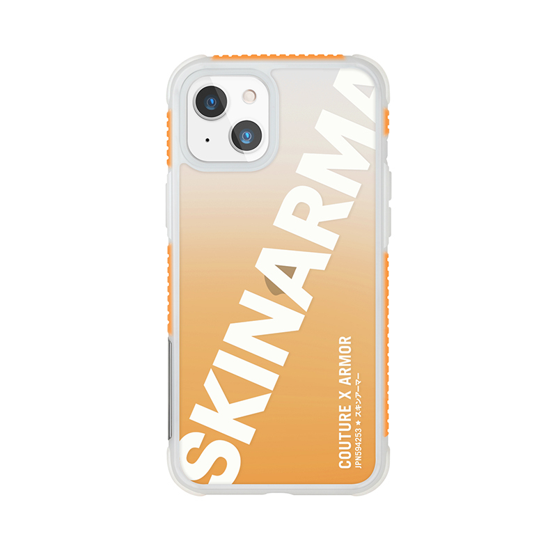 Apple iPhone 13 Kılıf SkinArma Şeffaf Airbag Tasarımlı Keisha Kapak - Turuncu