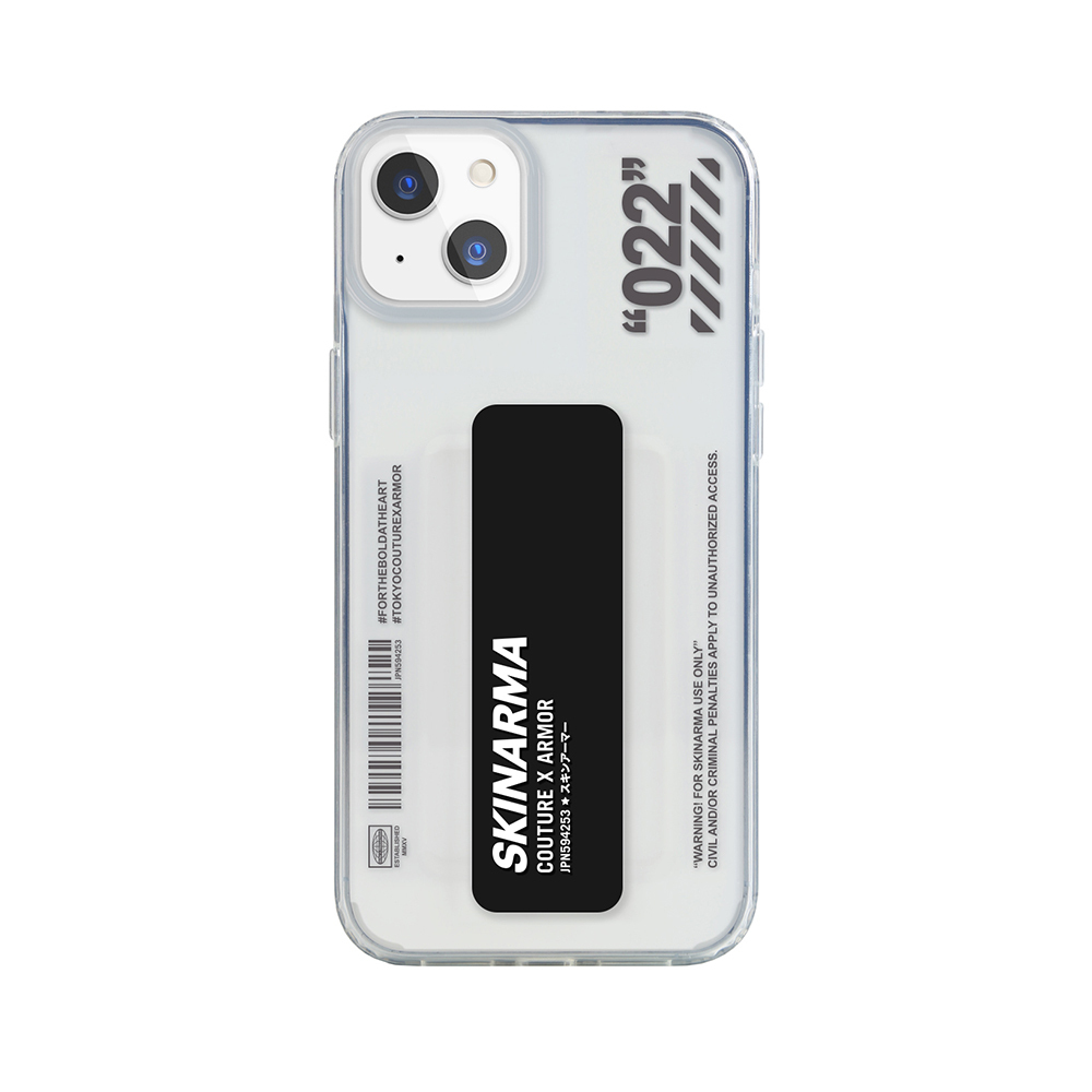 Apple iPhone 13 Kılıf Skinarma Şeffaf Desenli Kaze Kapak - Şeffaf