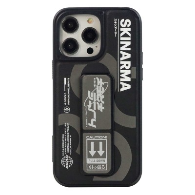 Apple iPhone 13 Kılıf Skinarma Standlı Deri Görünümlü Bango Kapak - 3