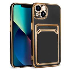 Apple iPhone 13 Kılıf Zore Bark Kartlıklı Kapak - Zore