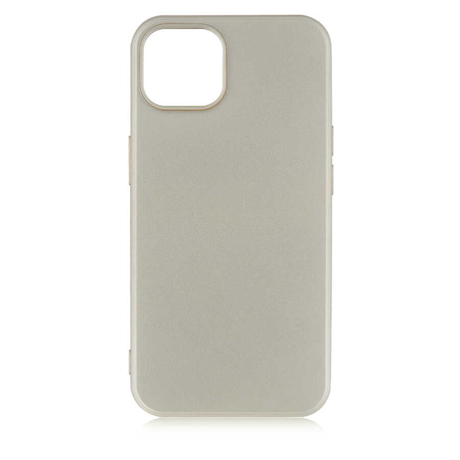 Apple iPhone 13 Kılıf Zore Premier Silikon Kapak - Gold