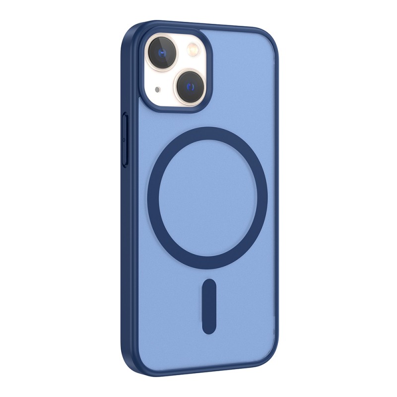 Apple iPhone 13 Mini Case M-safe Charging Feature Zore Flat Cover - 4