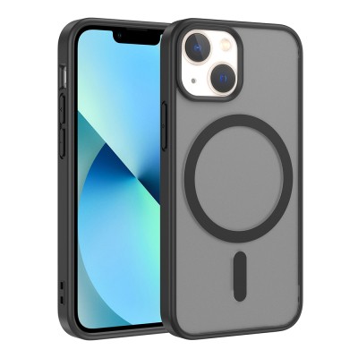 Apple iPhone 13 Mini Case M-safe Charging Feature Zore Flat Cover - 2