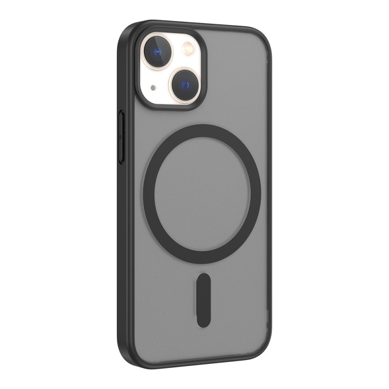 Apple iPhone 13 Mini Case M-safe Charging Feature Zore Flat Cover - 6