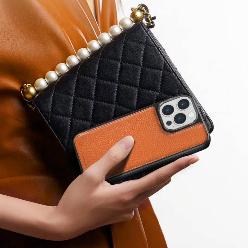 Apple iPhone 13 Mini Kılıf Wiwu Genuine Leather Plastic Calfskin Orjinal Deri Kapak - 8