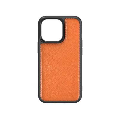 Apple iPhone 13 Mini Kılıf Wiwu Genuine Leather Plastic Calfskin Orjinal Deri Kapak - 2