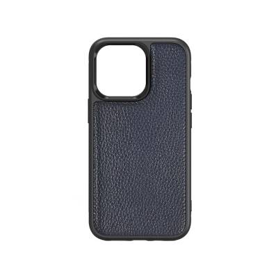 Apple iPhone 13 Mini Kılıf Wiwu Genuine Leather Plastic Calfskin Orjinal Deri Kapak - 4